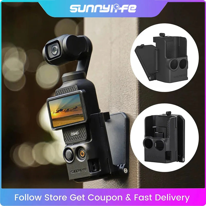 

Sunnylife Magnetic Mount Camera Accessories For DJI Pocket 3 Adjustable Bracket Base Vlog Outdoor Shooting Quick-Installation