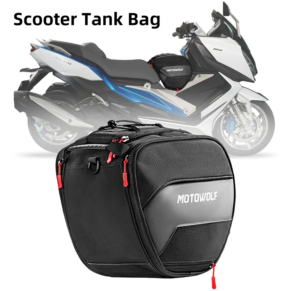 

Scooter Tunnel Tank Bag Scooter Front Tool Travel Luggage Storage Bag for Sym Maxsym 400 600 TL 508 Cruisym Joymax 125 250 300
