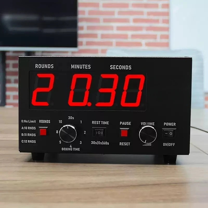 Round Timer Digital Training Clock For Competition Countdown Equipment