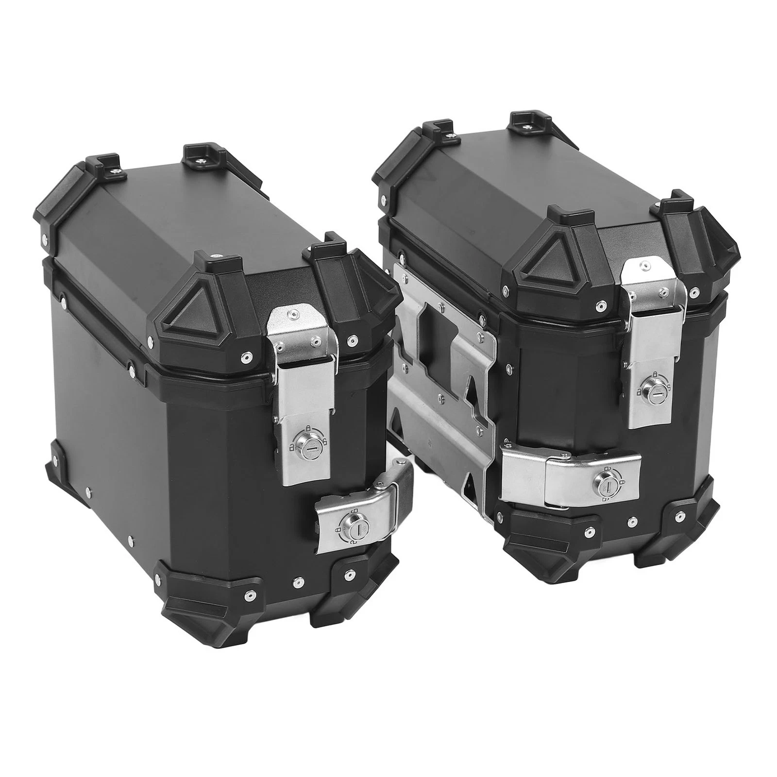 

Aluminum Alloy Anti-Theft Motorcycle Hard Side Saddle Bag Box Trunk Motorcycle Tail Box Motorcycle Panniers Side Box