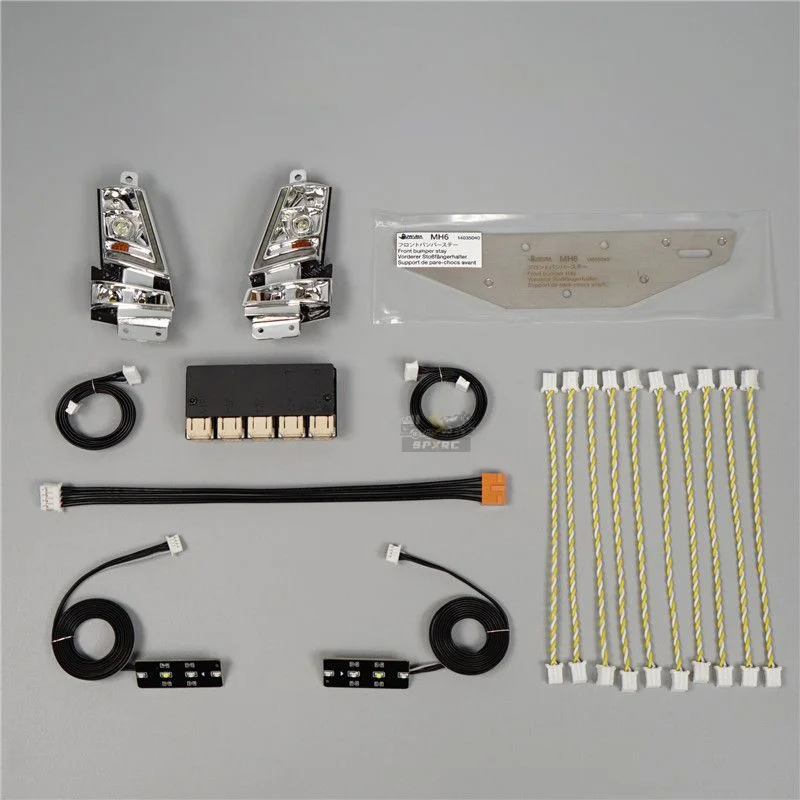 1:14th Scale 4 In 1 Light Set Lamp System MFC-03 01 for Tamiya RC Truck Tipper VOLVO FH16 750 56362 Model Car DIY Parts