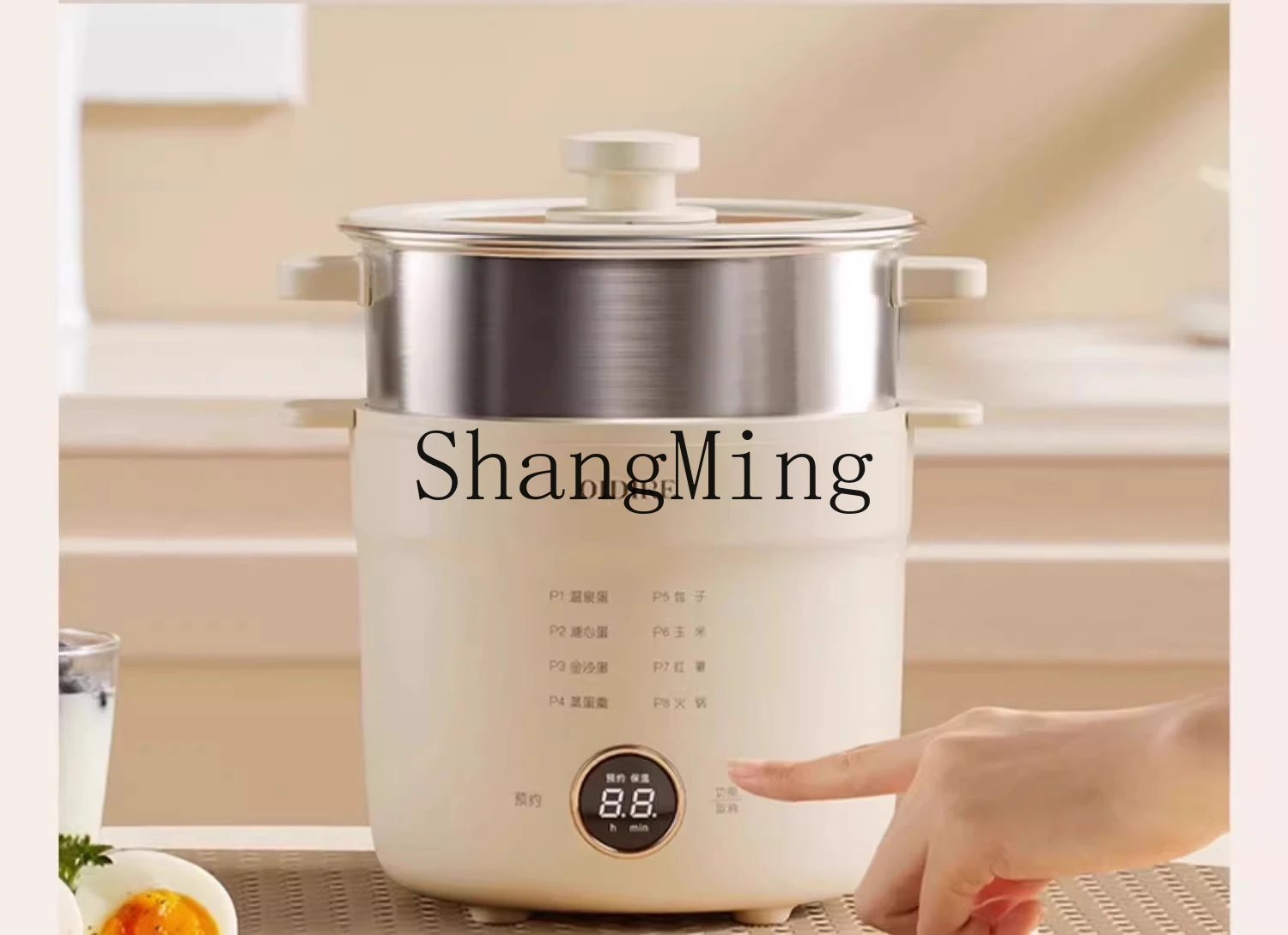 ZYY piccolo artefatto multifunzionale per la cottura delle uova con spegnimento automatico per uso domestico