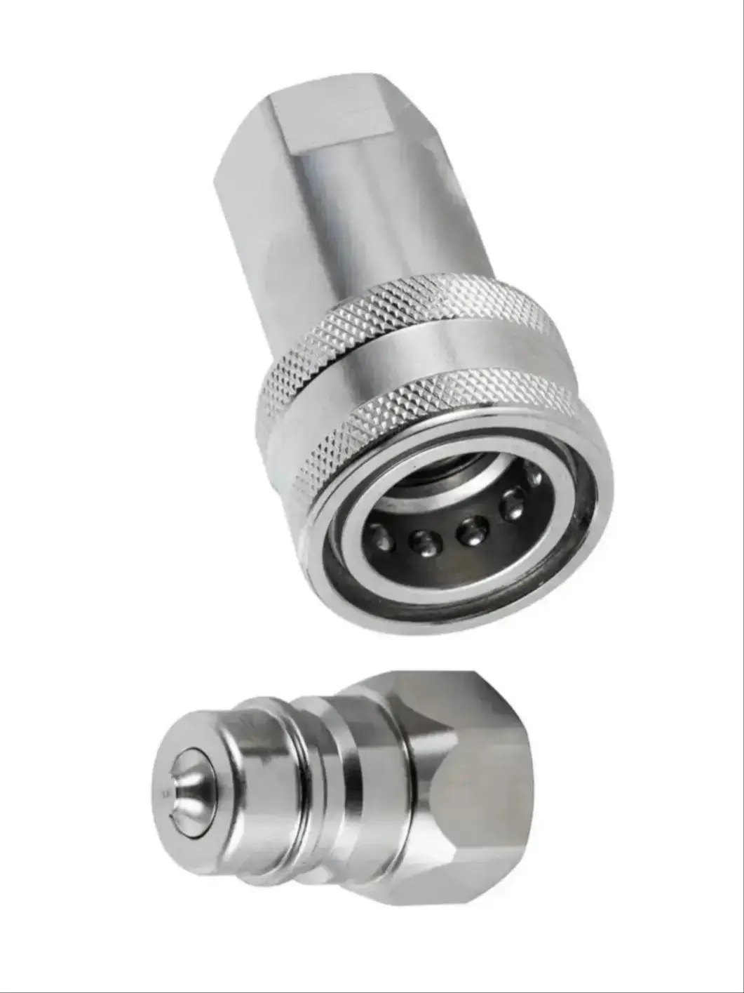 1Set Hydraulic Quick Coupler ISO-A 3/4 Inch BSP Thread for Fluid Power Transmission And Control