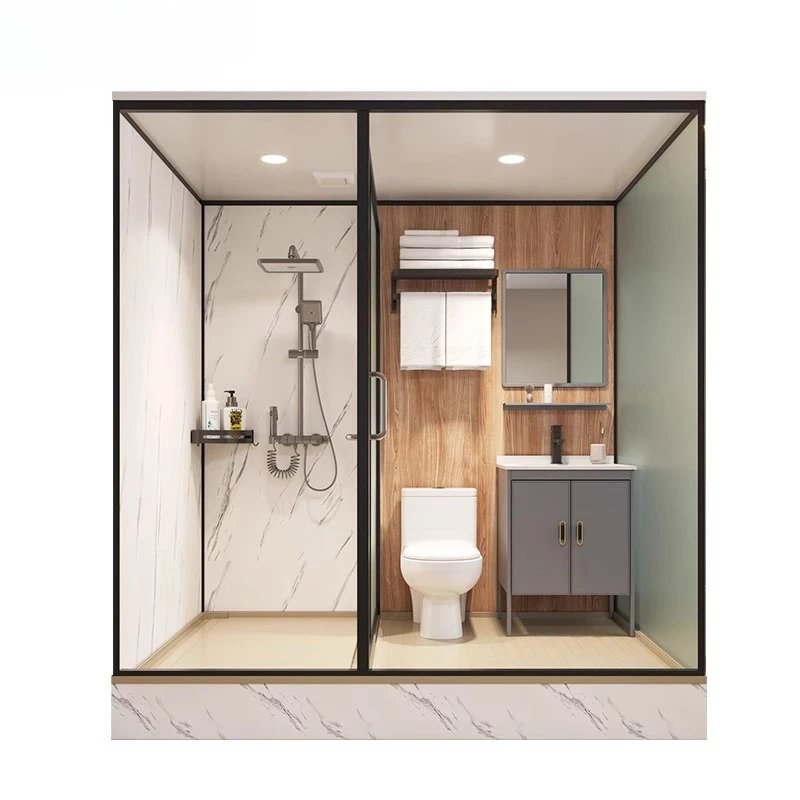 

Integrated shower room Indoor toilet Dry and wet separation bathroom Multi-size