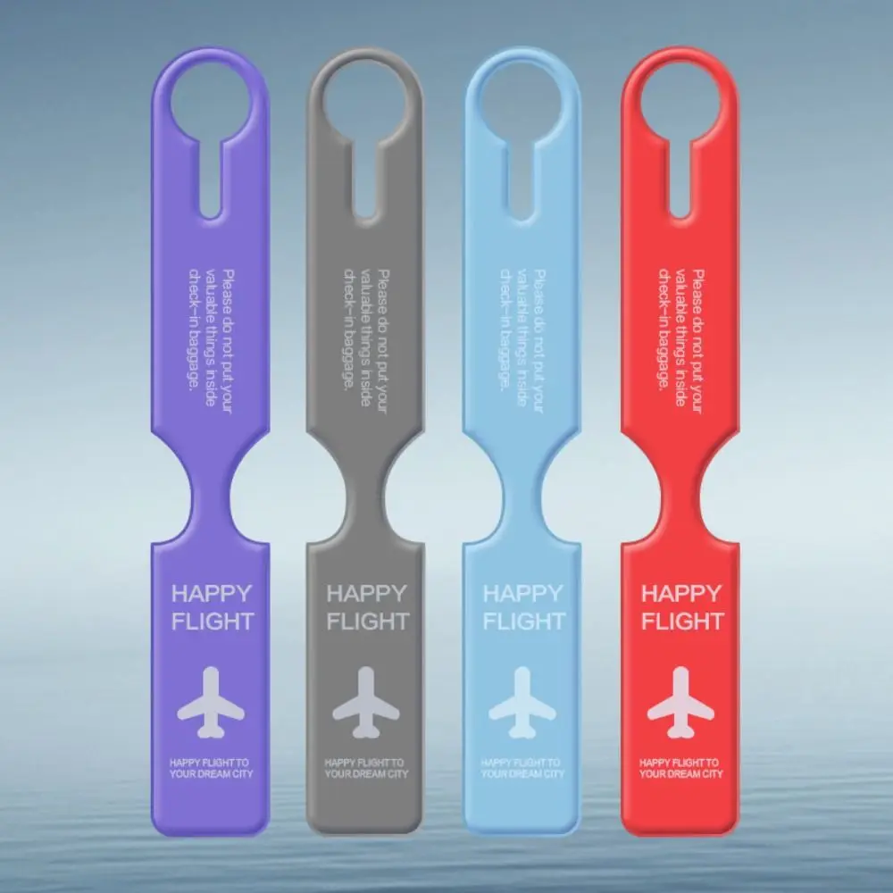 Boarding Pass PVC Luggage Tag Address Label Information Card Airplane Suitcase Tag Aircraft Consignment Card Tag