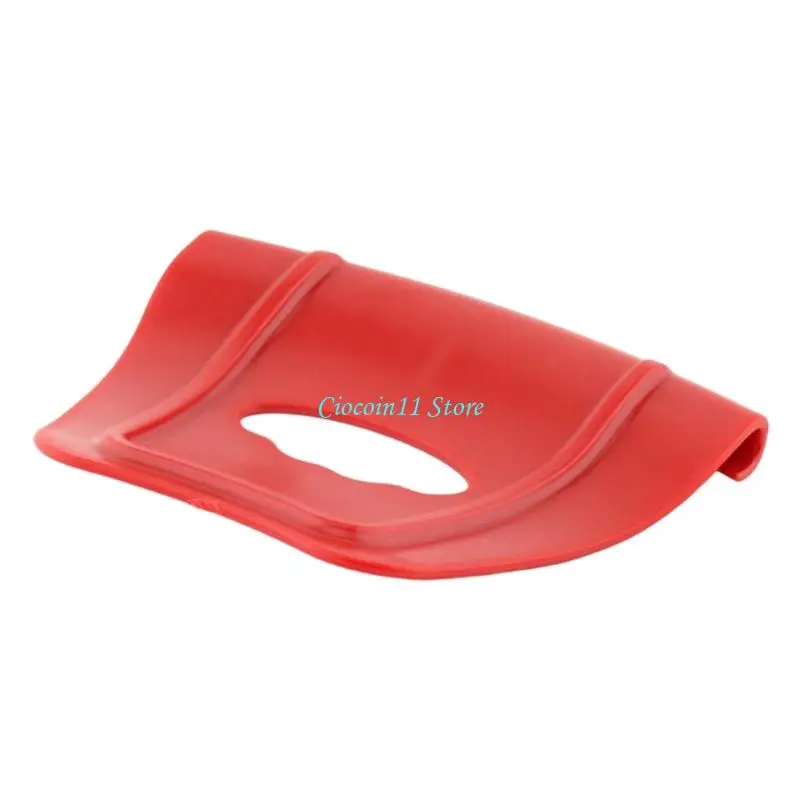 Y1UB Bike and Motorcycle Tire Change Wheel Guard with Curved Profile, Center Opening, and Single-Body Plastic Build