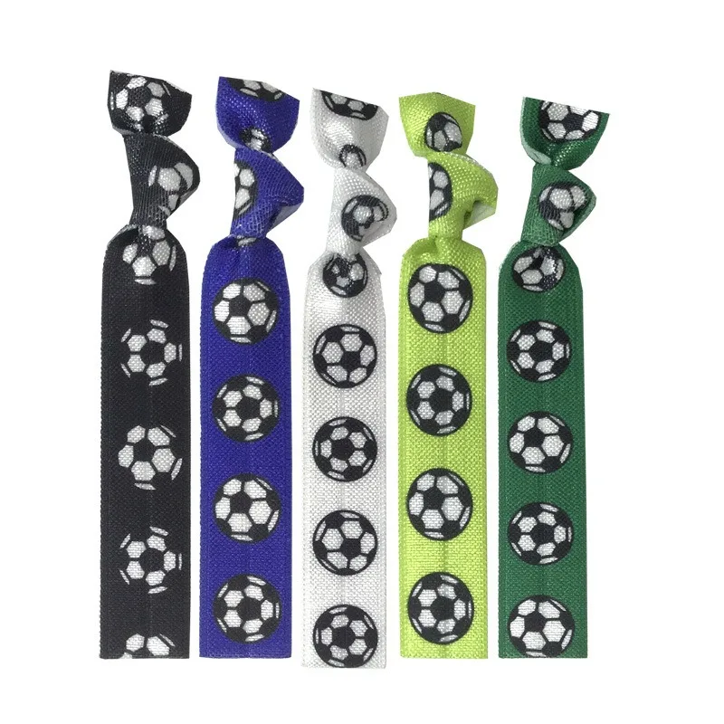 

5PC-Sports headband knotted hair rope Hair tie World Cup commemorative wrist strap gift