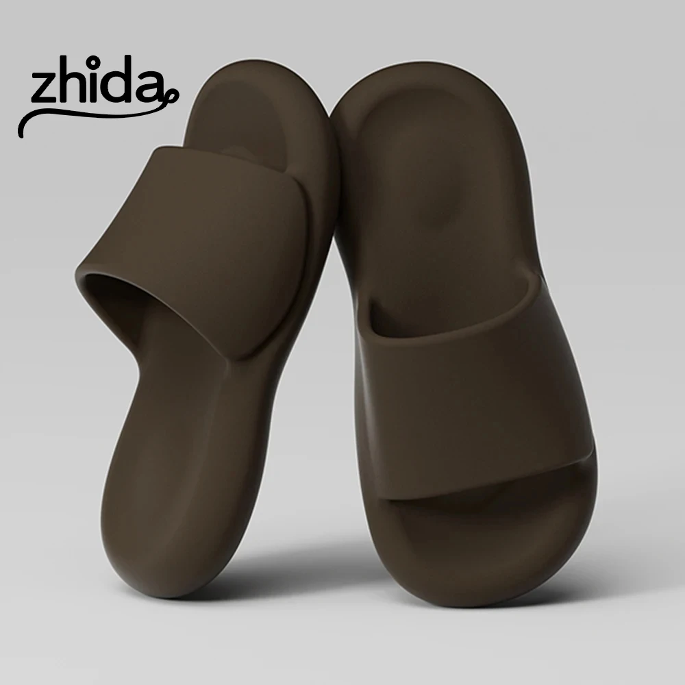 

ZHIDA Household Bathroom Bath Couple EVA Slippers Home Shoes Home Indoor Bathroom Bathing Women Men Slippers Thick Bottom Shoes