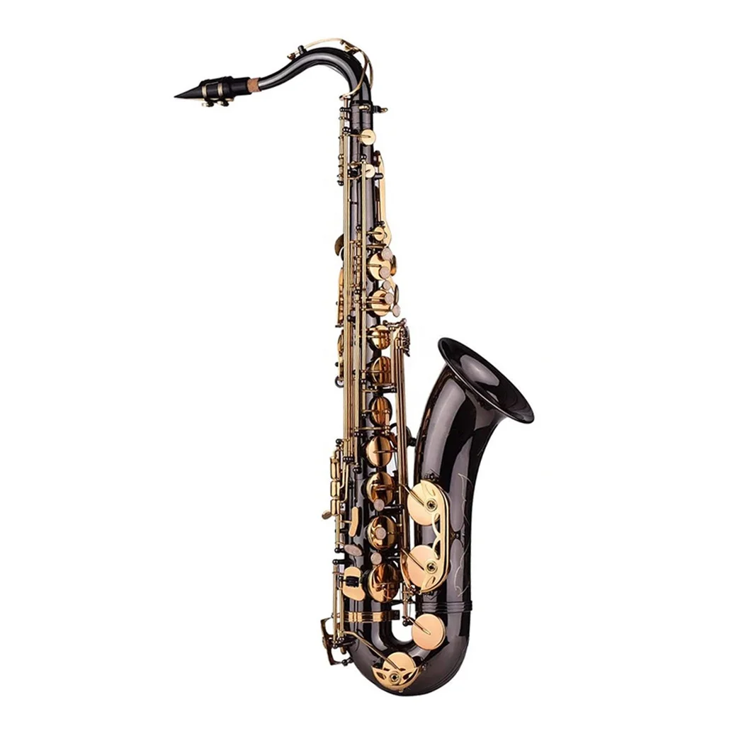Black Nickel Tone Gold Tenor Saxophone With Black Nickel Body [Customization Required]