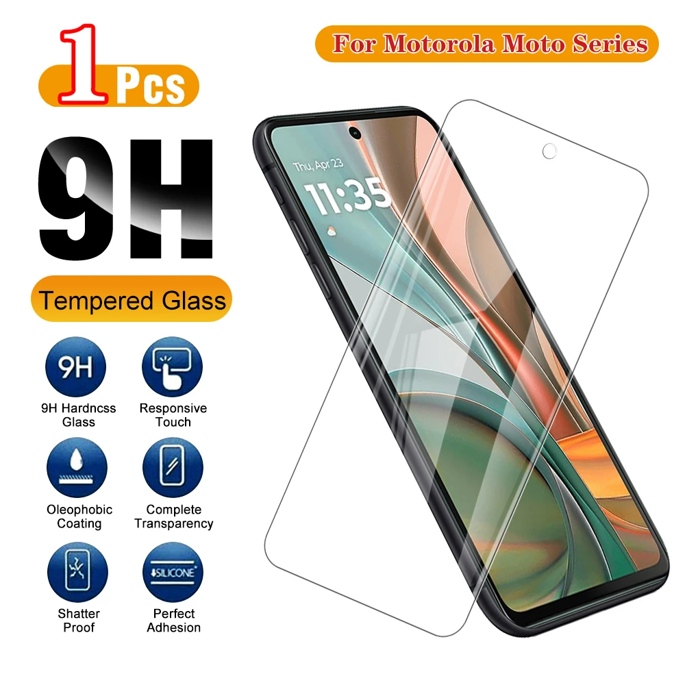 Screen protector For Motorola Moto G75 G24 G24Power G04 G04S G34 G54 G84 G14 HD Front Protective Glass Film MotoG24 Moto Series