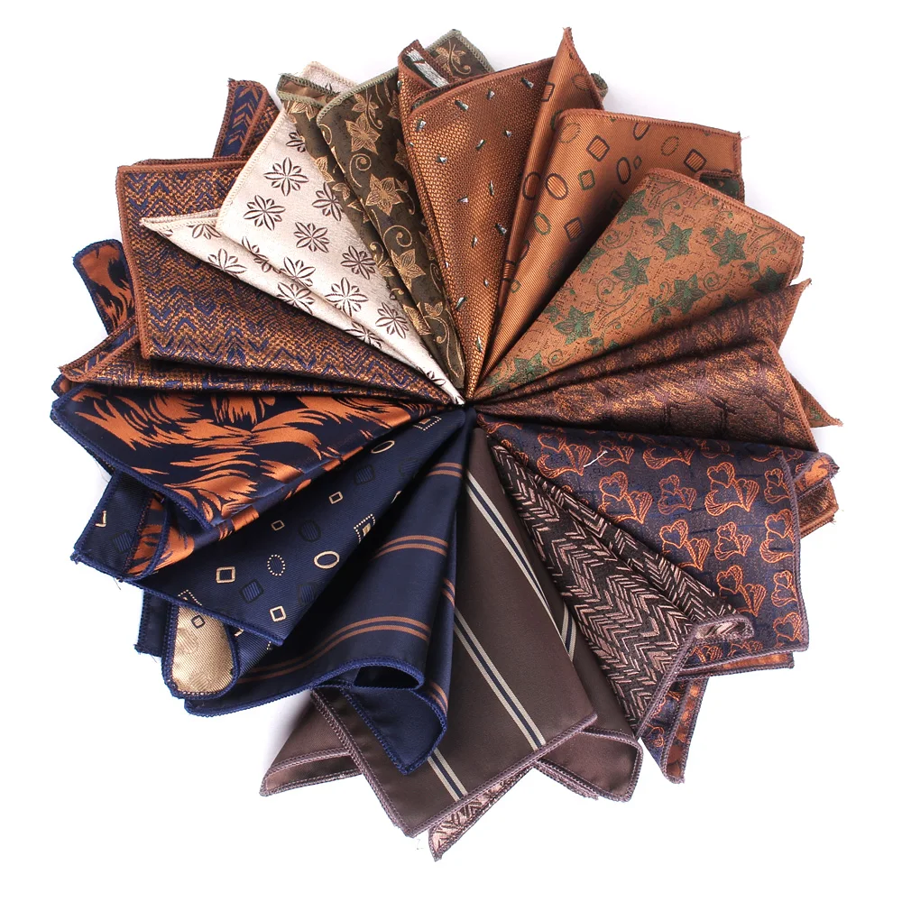 Pocket Square For Men Women Floral Chest Towel Hanky Wedding Hankies Men's Suit Handkerchief Suits Pocket Towel For Gifts