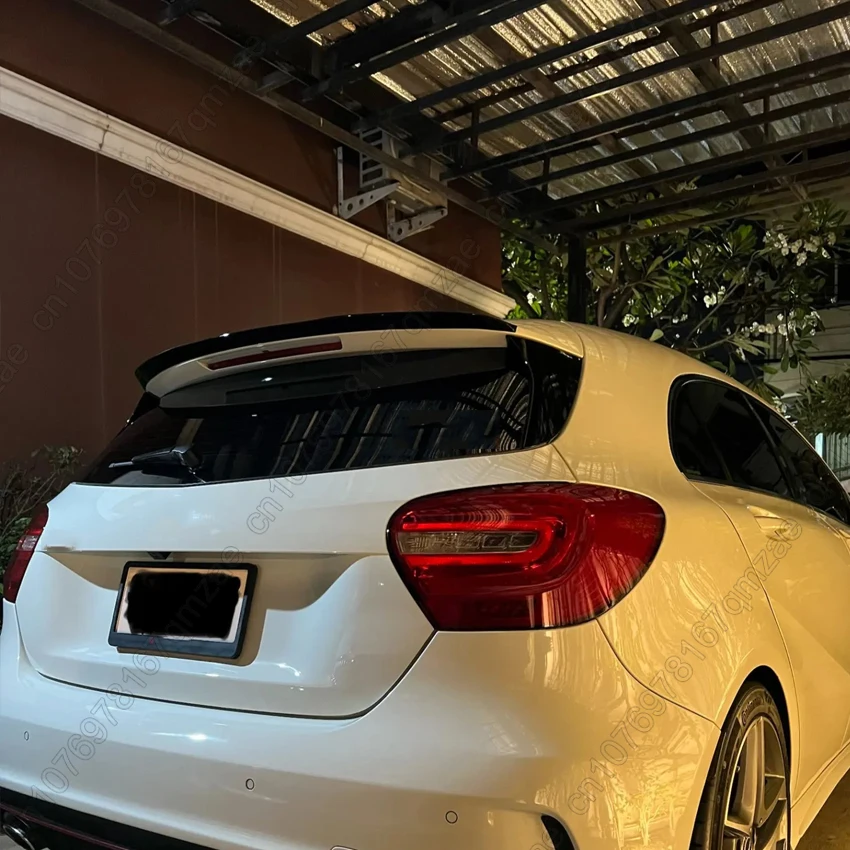 

Car Rear Roof Trunk Spoiler Wing Tail Fixed Wind Wing For Mercedes Benz A Class W176 A200 A250 A260 A45 AMG 2013-2018 Hatchback