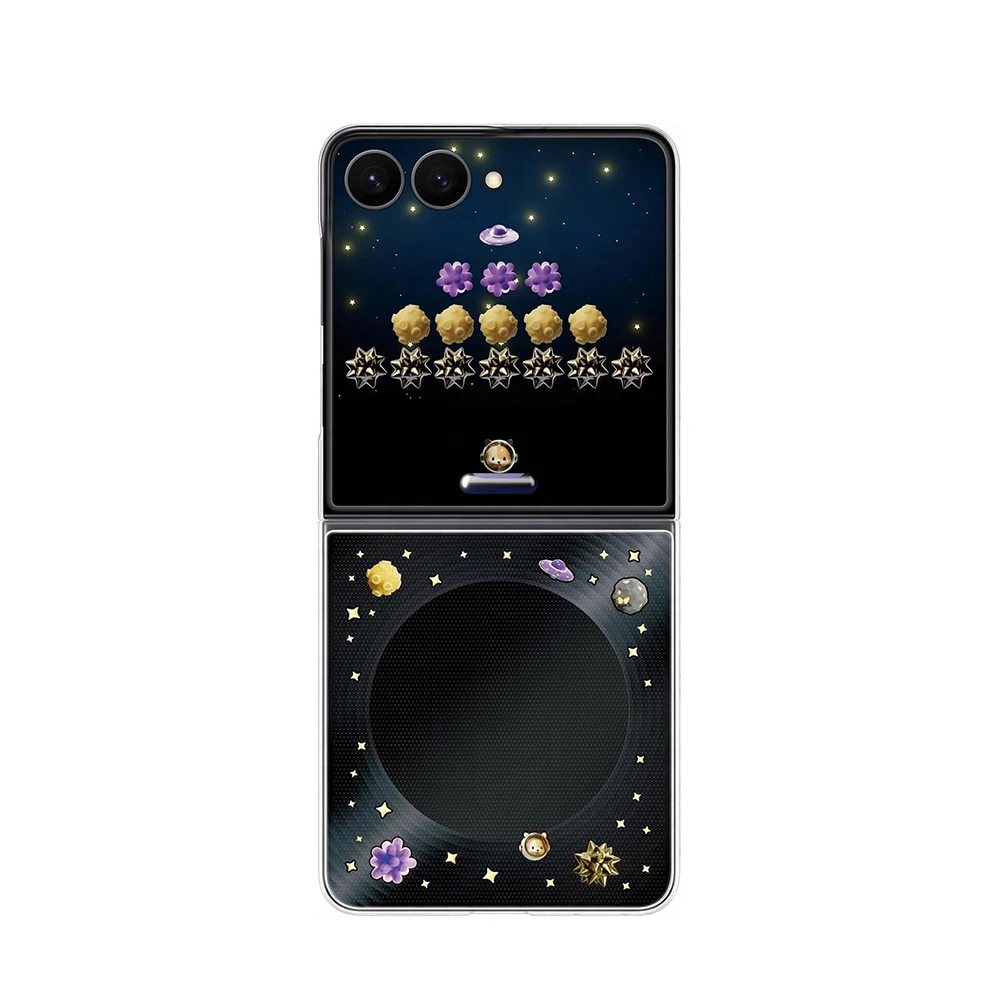 Original Samsung Galaxy Z Flip8 Flipsuit Case Insert Cards LED Light Effects Protective Case EF-FF776