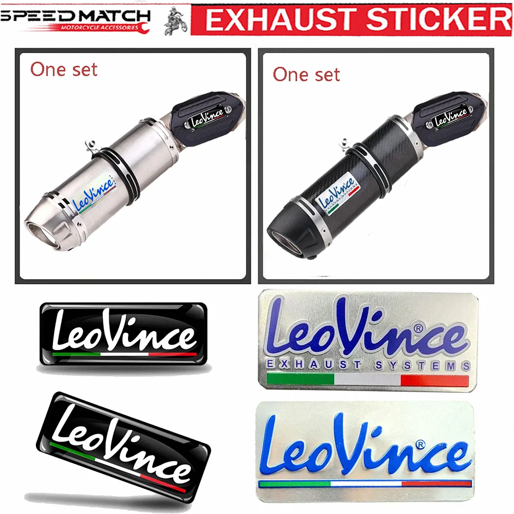 

For Leovince Leo Vince SBK Motorcycle Escape Exhaust Sticker CF MOTO GP Kawasaki KTM Yamaha Voge MT 09 R6 Duke 390 790 Xmax Z900