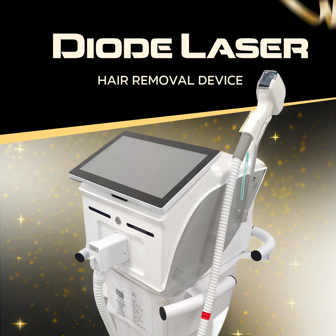 

4 Waves Portable 4000w Soprano Diode Ice Titanium Laser Body Hair Removal Machine 808 755 810 1064 Alexandrite Device Permanent