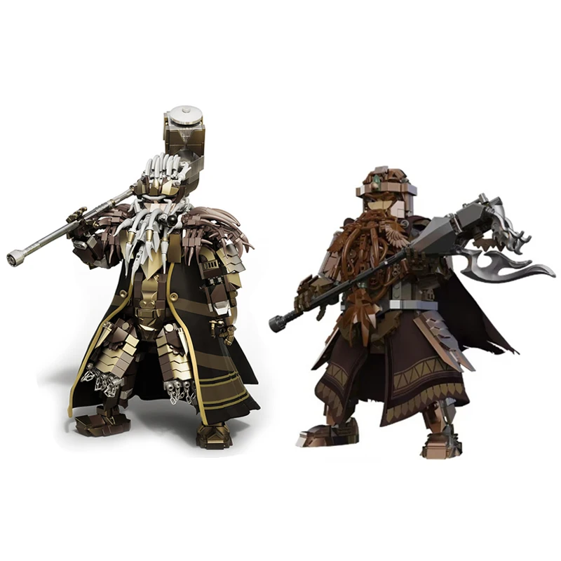 TEC CREATE The Fellowship Gimli Juego de construcción: 1033 piezas Detalles Mech intrincados, bloques de personajes auténticos del Señor de los Anillos