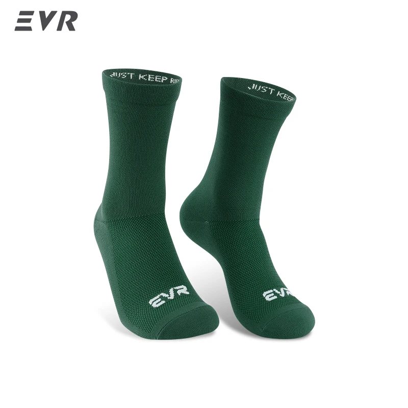 EVR Radsocken, professionelle Unisex-Radsocken für Rennrad, Mountainbike, Sportsocken, Strümpfe, hochelastisch, Zubehör für Laufen und Radfahren