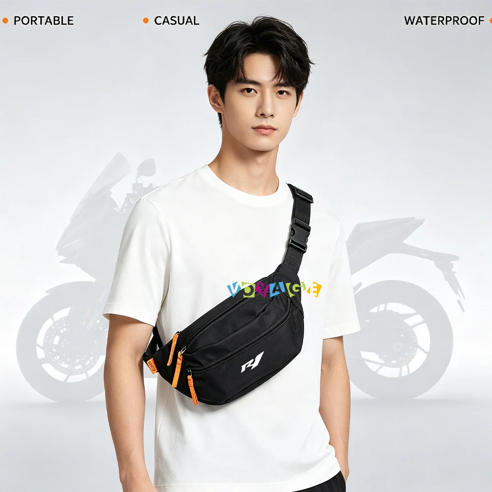 Logo For Yamaha YZF-R1 R1 Unisex Waist Bag Motorcycle Commuting Waterproof Storage 3 Colors Accessories Fanny Pack Casual Bag