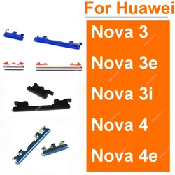 Side Power On Off Volume Buttons For Huawei Nova 3 4 3i 3e 4e Volume Up Down For Nova 3 4 Power Side Keys Replacement Parts