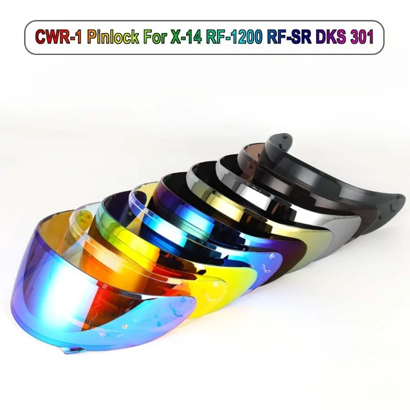 

Motorcycle Helmets Visors Shield for SHOEI X14 X-14 Z7 CWR-1 NXR RF-1200 X-Spirit Visor Helmet Motorbike Casco Lens Replacement