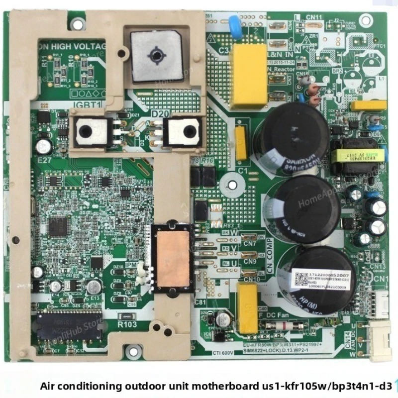 

Air Conditioning Motherboard EU-KFR80W/BP3(IR311+PS21997+SIM6822+LOCK).D.13.WP2-1