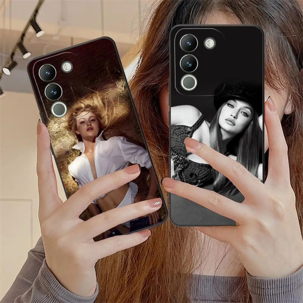

Gigi Hadid Matte TPU Mobile Phone Case for VIVO V60 V50 V40 V30 V29 V27 V25 V23 Pro Lite 5G Colorful Printing Cover