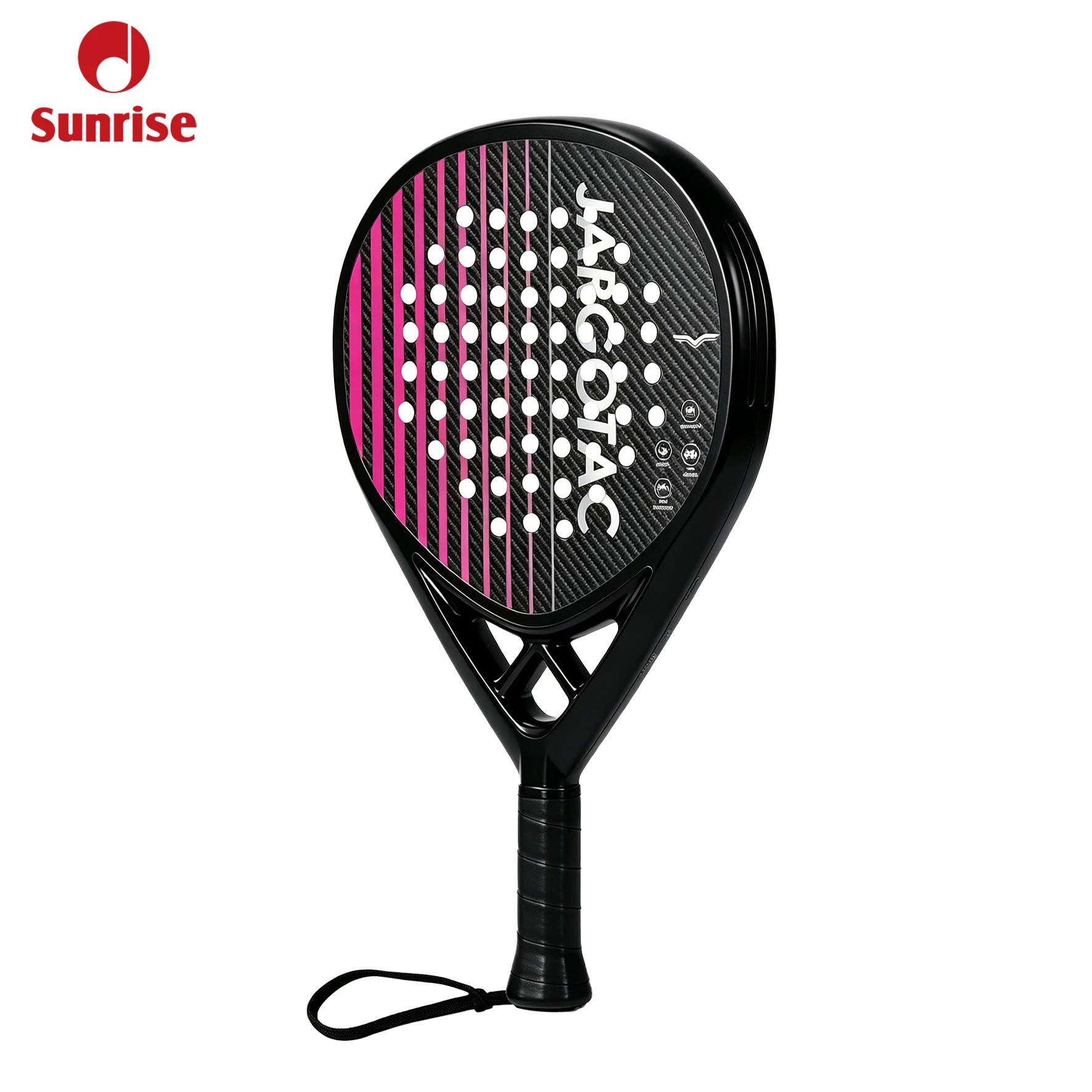 Professional SA002 Padel Paddle 3k Carbon Fiber Teardrop High Quality Eva Core T700 Graphite Woven Carbon 360g 260x260mm
