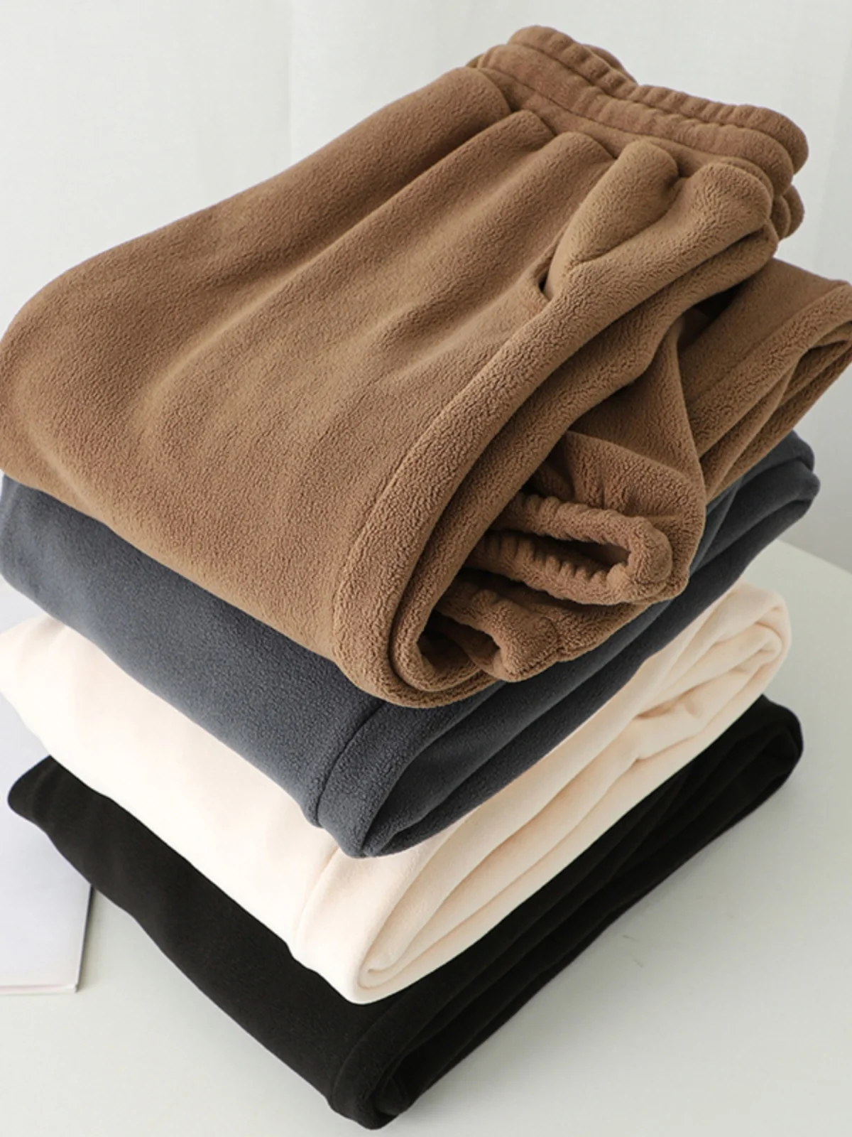 

Thiened Fce Dstring спортивные штаны женские осенне-зимние утягивающие повседневные спортивные брюки с манжетами Harlan с длинной талией