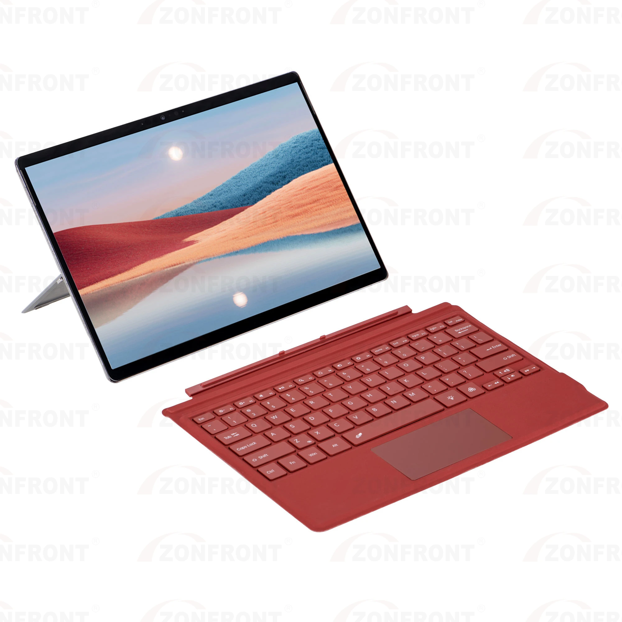 Imagem -03 - Zonfront-backlit Trackpad Keyboard Microsoft Surface Pro Russo Espanhol Árabe Português Coreano Tailandês