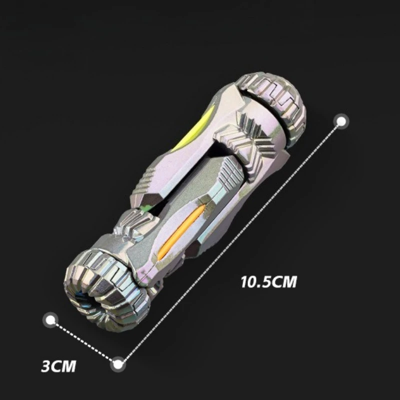 Pistol Guns Eject Fidget Spinner Roller Magnetic Push Card Coin Ratchet Wheel Metal EDC Stress Relief Toy Adults Anti Anxiety