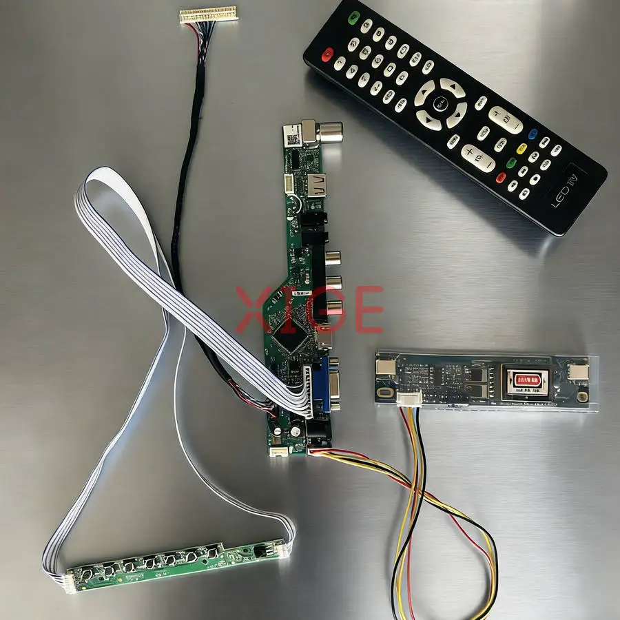 

Для M190PW01 MT190AW02 M190A1 TM190MCS01 Комплект платы контроллера привода монитора USB + AV + VGA + HDMI 30-контактный LVDS 2-CCFL 1440x900 1440*900