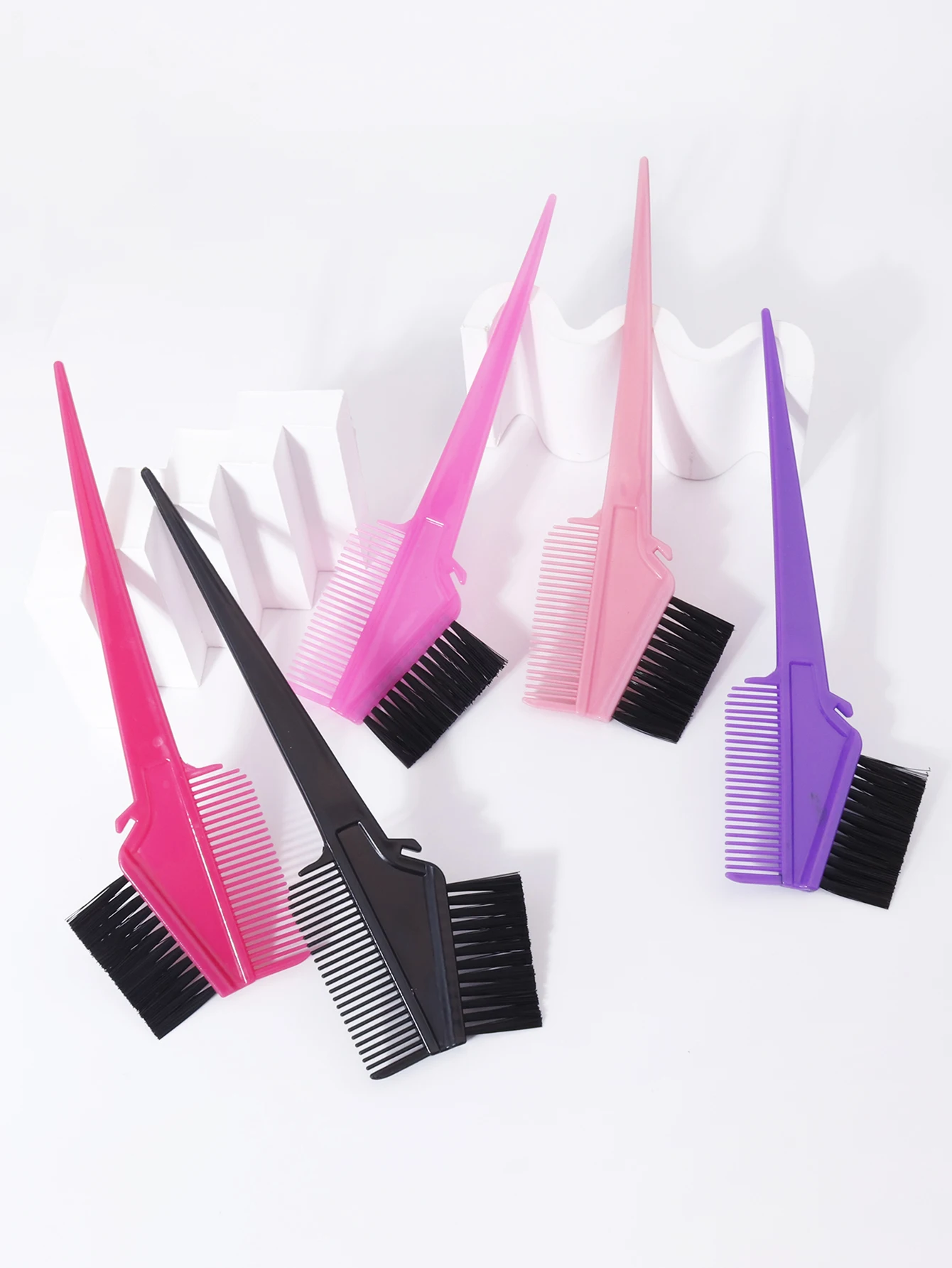 1/5pcs hair styling tool, hair dye comb, DIY hair dye brush, salon hair dye coloring tool,special for real hair wigs