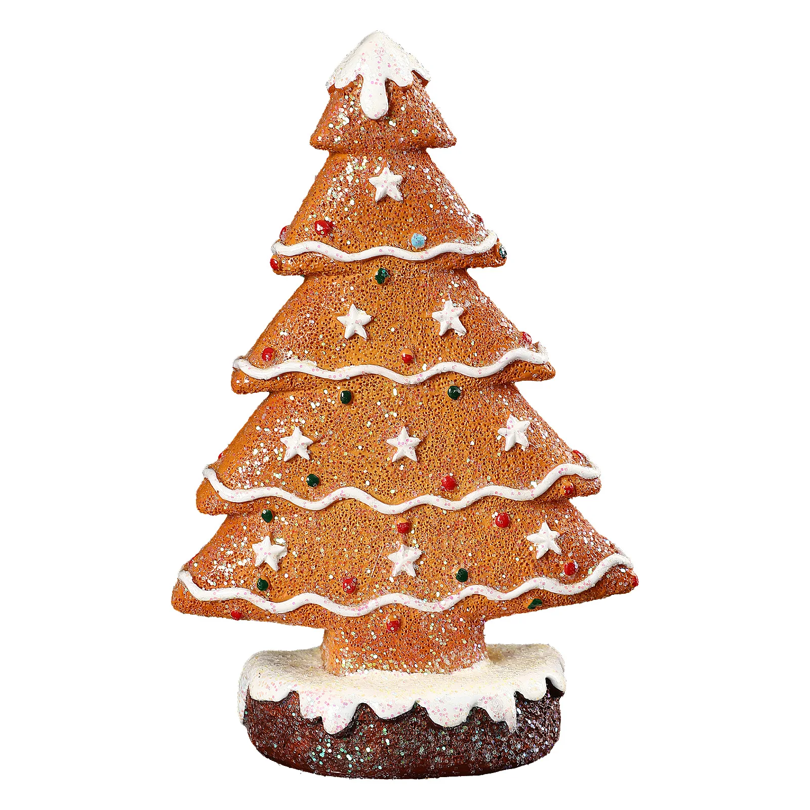 Weihnachtsbaum-Dekoration, Lebkuchen-Figuren, Kunstharz-Dekor, handgefertigt, für Weihnachtsgeschenke, Weihnachten, Party, Heimdekoration