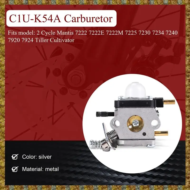 F-F C1U-K54A C1U-K17 المكربن Repower Kit ل 2-Cycle Mantis 7222 7222E 7222M 7225 7230 7234 7240 7920 7924 الحارث/المزارع