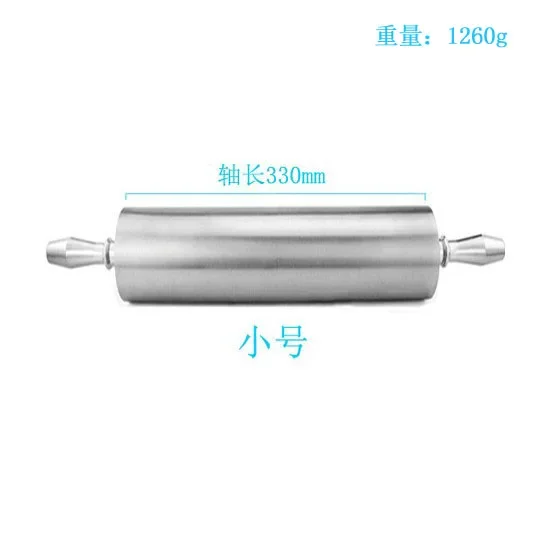 1pcs Roller Rolling Pin Aluminum Alloy, Baked Rolled Dumpling Skin Stick, Commercial Large Size