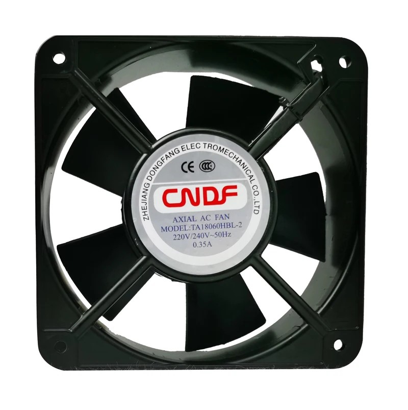 

TA18060HBL-2 220/240V 0.35A 50/60Hz 180x180x60mm 18060 AC Cooling Fan