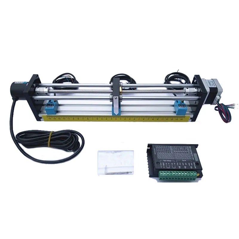 

PLC Motion Control Stepper Motor Set Encoder Driver Proximity Switch Screw Slide Table Module