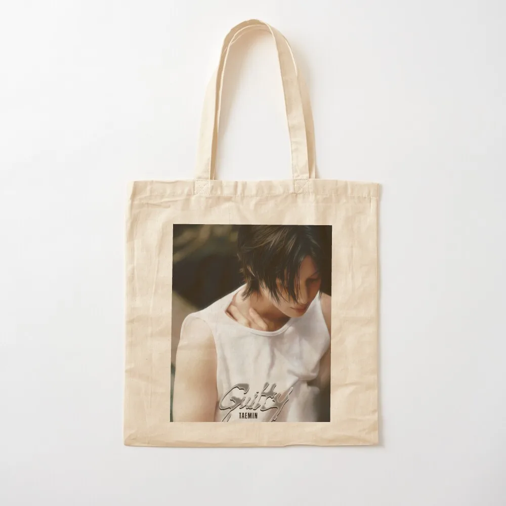 Taemin Guilty (الطلاء الزيتي) حمل حقيبة قماش حقيبة تسوق حقيبة المتسوق حقائب قماش المرأة للنساء حقائب اليد #2