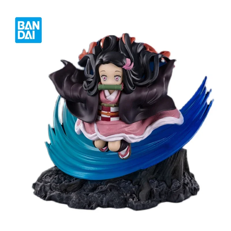 BANDAI Anime Demon Slayer Kamado Nezuko Kamado Tanjirou Different Facial Expressions Christmas Gifts Action Figure Model Toys