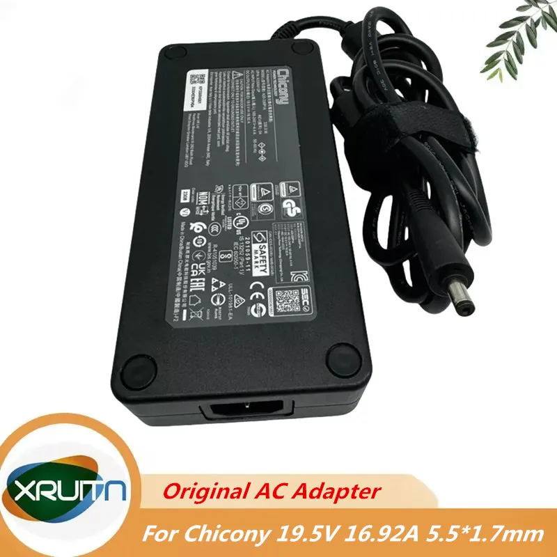

Original 19.5V 16.92A Chicony 330W Power Adapter A20-330P1A A330A012P For XMG UNVEILS NEO 15 HIGH-END PREDATOR HELIOS 300 500