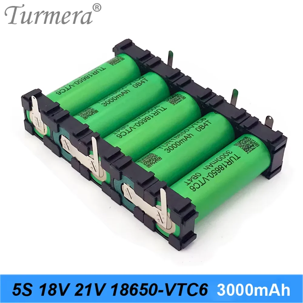 2S-5S 18650 VTC6 3000 мАч 6000 мАч Turmera аккумулятор для 8,4 В 12 В 16,8 В 18 В 21 В отвертки Shura электрическая дрель аккумулятор замена использования