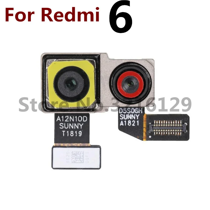 Back Main Camera For Xiaomi Redmi 10 10A 9 9A 9i 9C 8 8A 7 7A 6 6A 5 Plus 5A 4 4A 4X Rear Facing Big Camera Flex Cable Parts