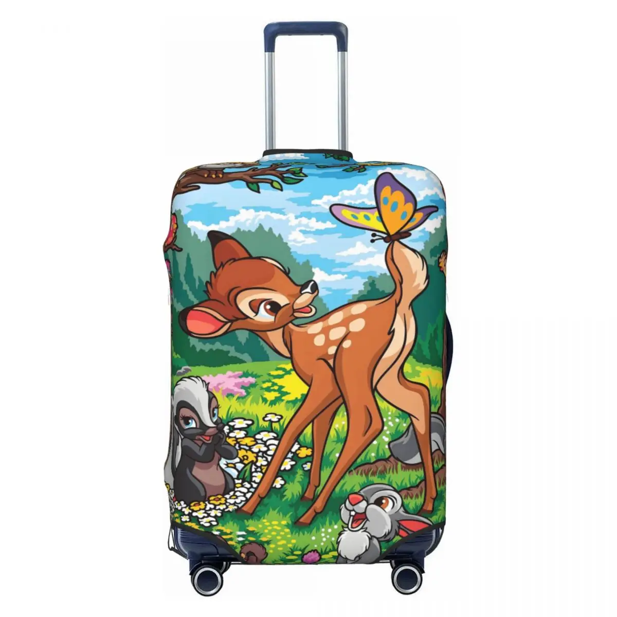 

Custom Bambi Luggage Cover Cute Classical Printing Animal Suitcase Protector Covers Suit For 18-32 inch