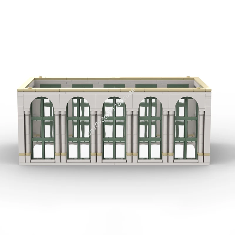 518 Uds. Extensión de jardín botánico de ciudad MOC (10 ladrillos) para juego 21353 modelo Modular bloques de construcción ladrillos apilables creativos