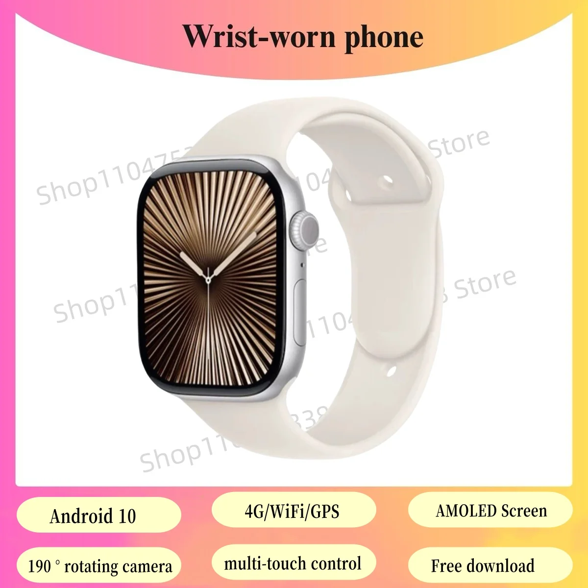 CD99 Watch X: La Mejor Reloj Inteligente 5G con Pantalla AMOLED y Cámara Rotativa en 2024