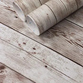 45cm wood grain decor contact paper vinyl self adhesive waterproof wallpaper removable wall stickers for furniture renovation