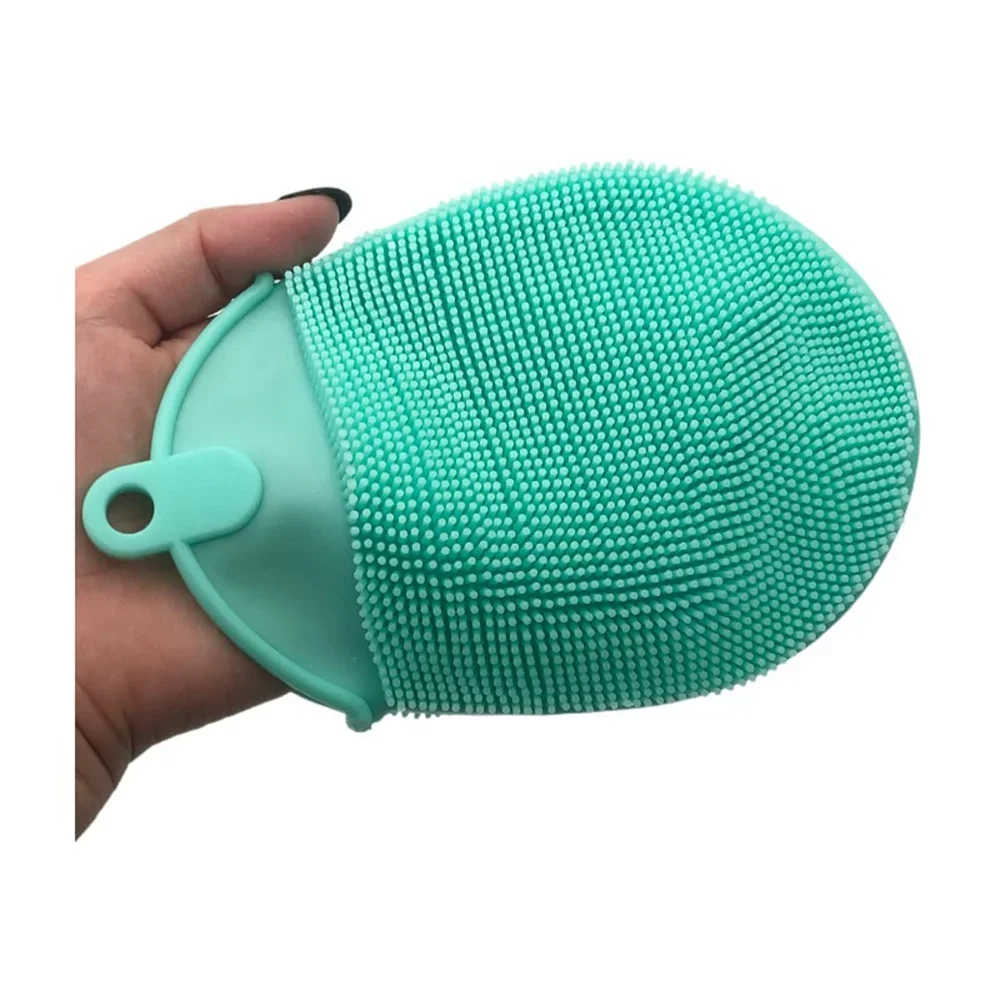 Massage Bath Towel Silicone Bath Brush Skin Clean Silicone Bath Brushes Shower Gloves Bath Scrub Remover Body Exfoliating