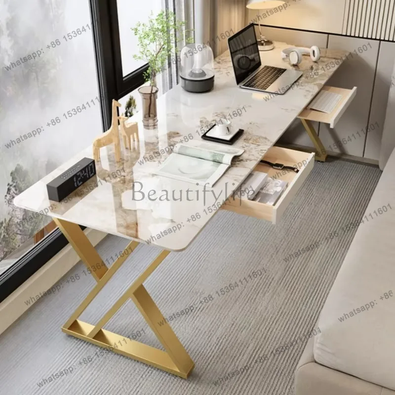 

Executive Luxury Office Desk Aesthetic Reception Conference Standing Computer Desk White Modern Mesa Escrivaninha Furniture