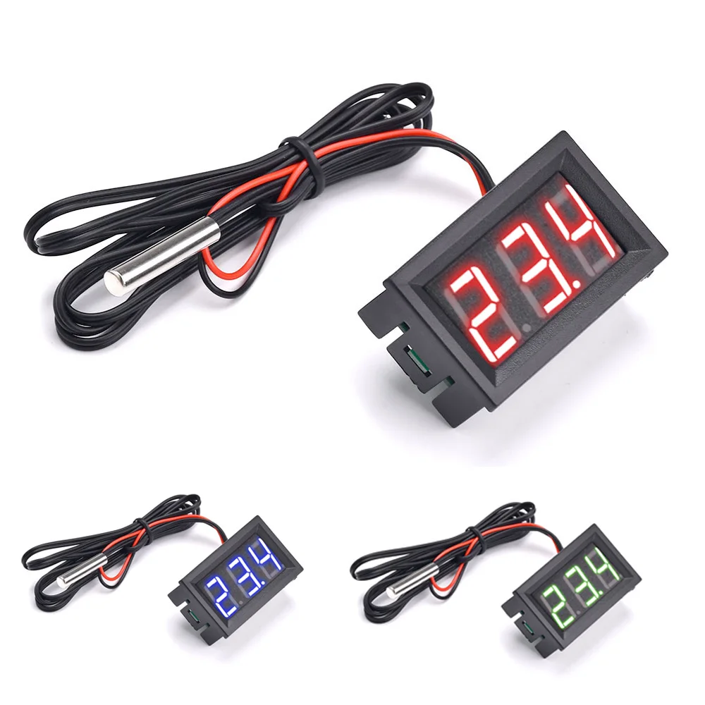 Digital Temperature Sensor Meter Thermometer Hygrometer Gauge Digital Temperature Control 24V with NTC 3950 10K1% sensor