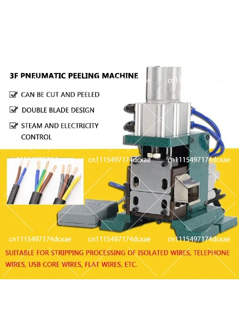 Pneumatic Wire Stripping Machine Semi-Automatic Multi-Core Cable Stripper Tool
